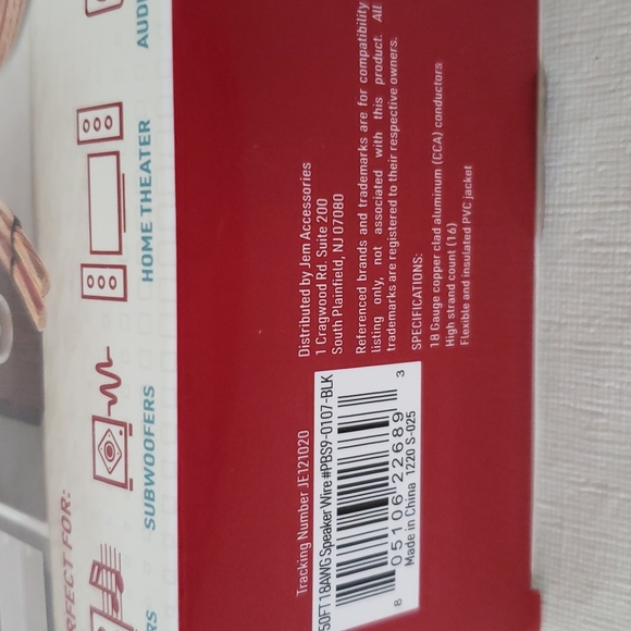 ELECTRONIC NECESSITIES 18 GAUGE SPEAKER WIRE 2-50 FT. ROLLS 1 - Picture 5 of 8